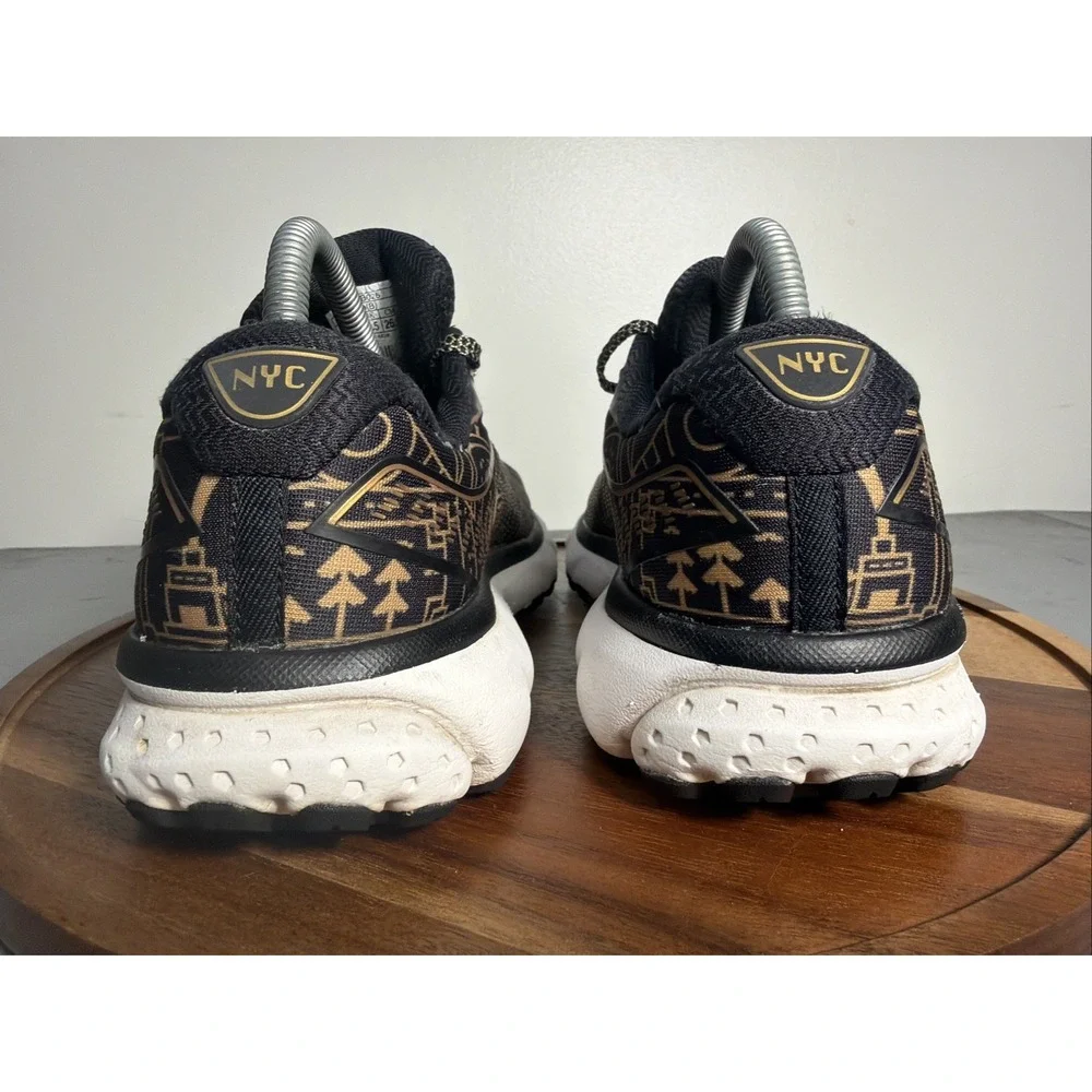 Brooks Ghost 12 NYC Marathon Women's 9.5 Black Gold Limited Edition 1203051B026